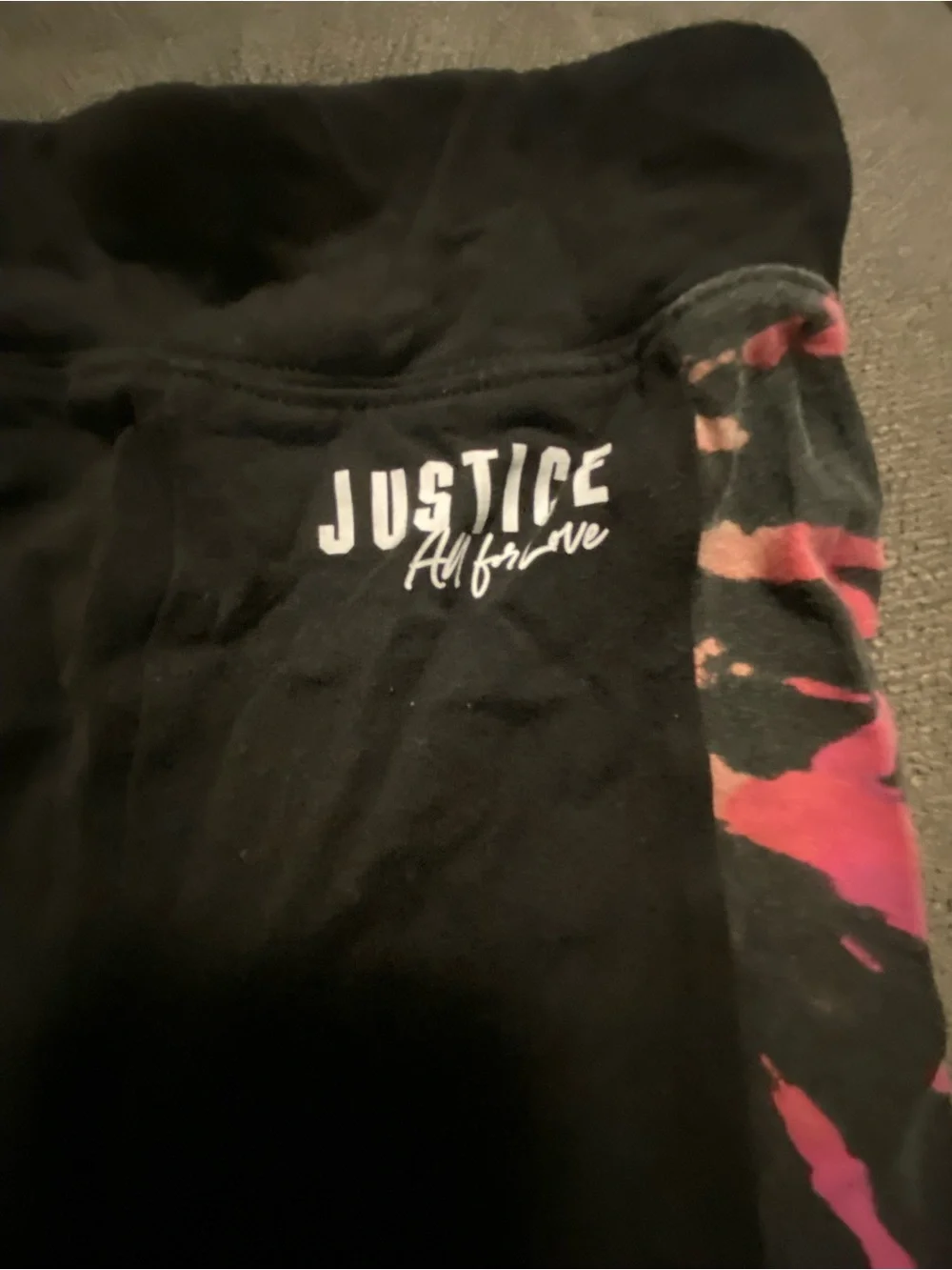 Justice stretch black